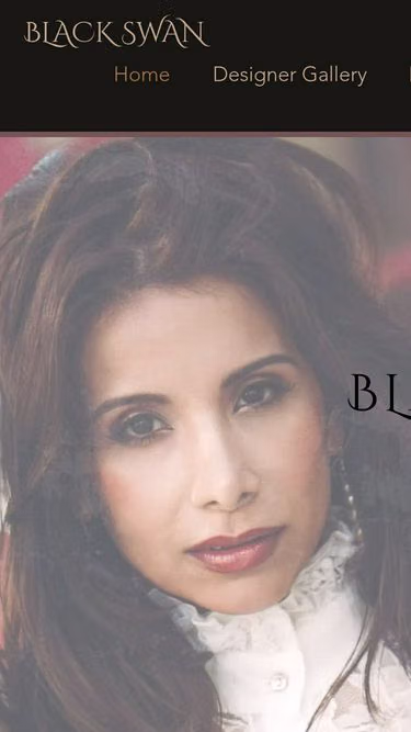 Screenshot of blackswan.photography