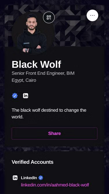 Screenshot of blackwolf.social