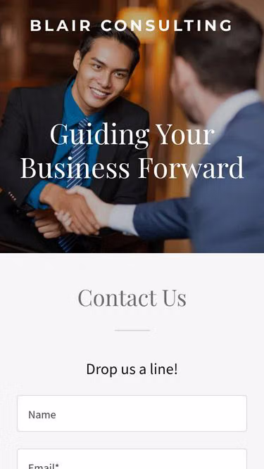 Screenshot of blair.consulting