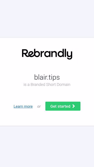 Screenshot of blair.tips