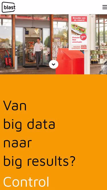Screenshot of blast.nl