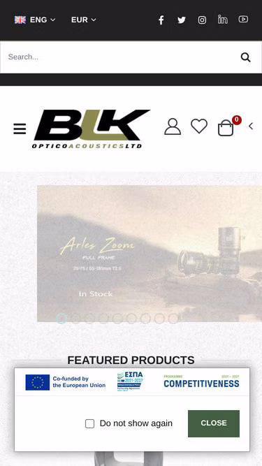 Screenshot of blk.gr