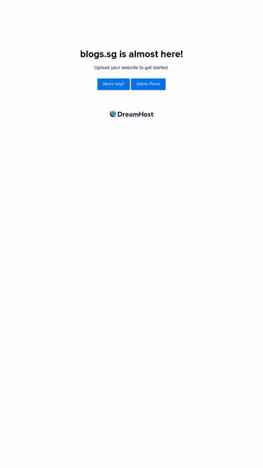 Screenshot of blogs.sg