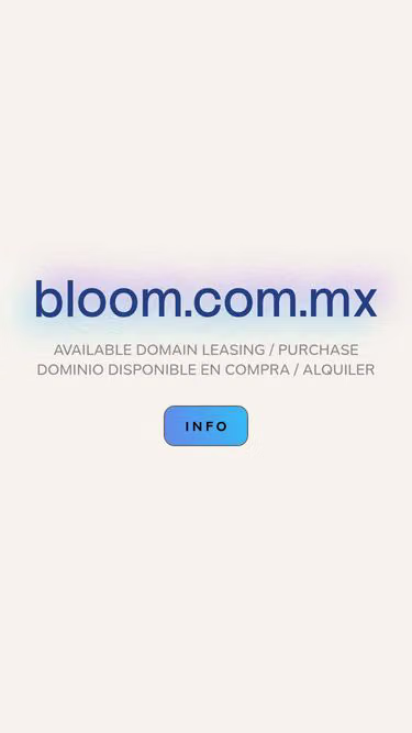 Screenshot of bloom.com.mx