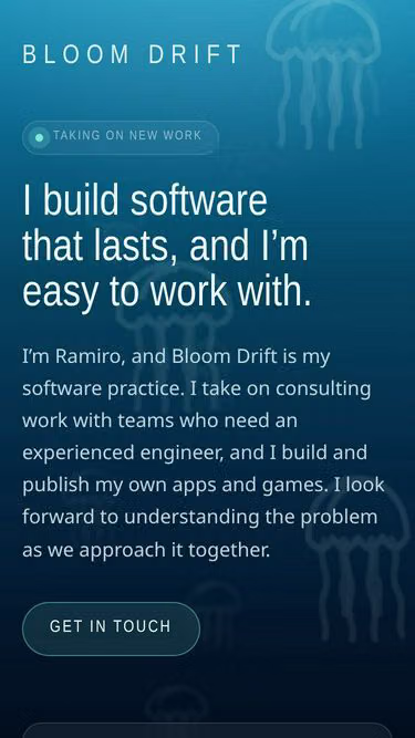 Screenshot of bloom.onl