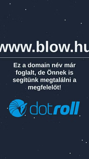 Screenshot of blow.hu