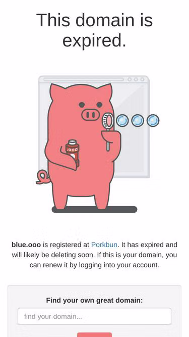 Screenshot of blue.ooo