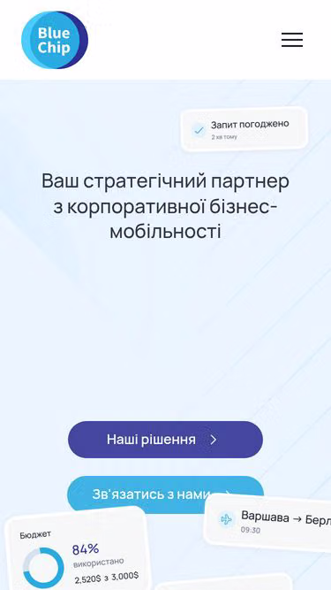 Screenshot of bluechip.ua