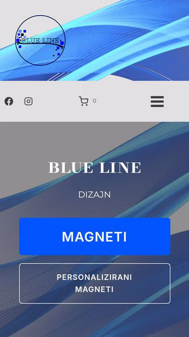 Screenshot of blueline.hr