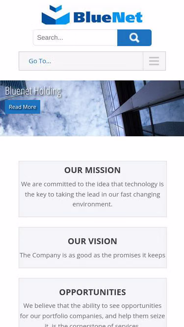 Screenshot of bluenet.nl