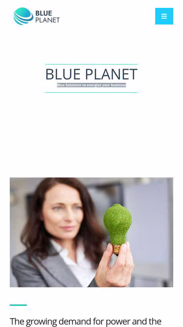 Screenshot of blueplanet.gr
