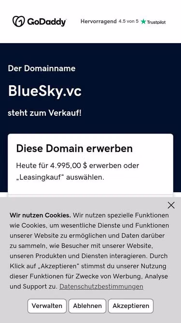 Screenshot of bluesky.vc