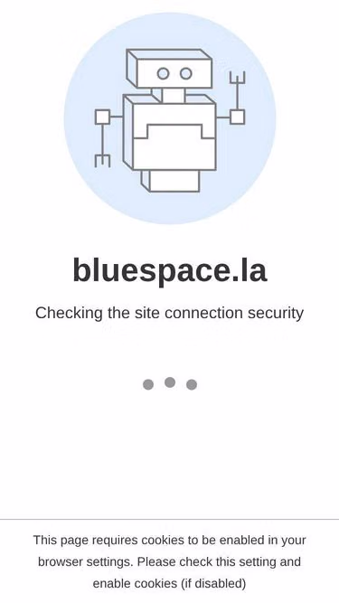 Screenshot of bluespace.la