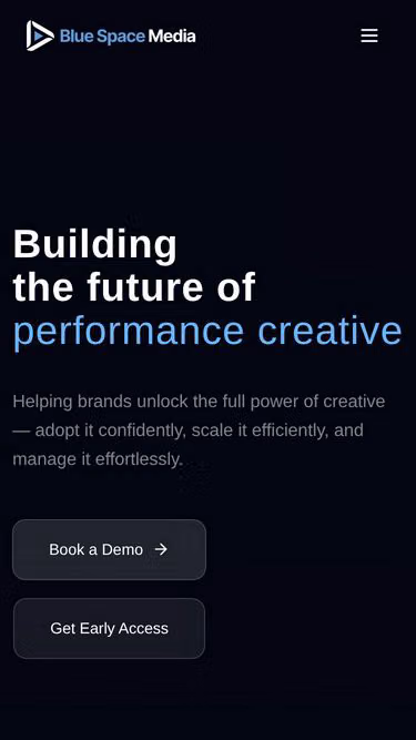 Screenshot of bluespace.media