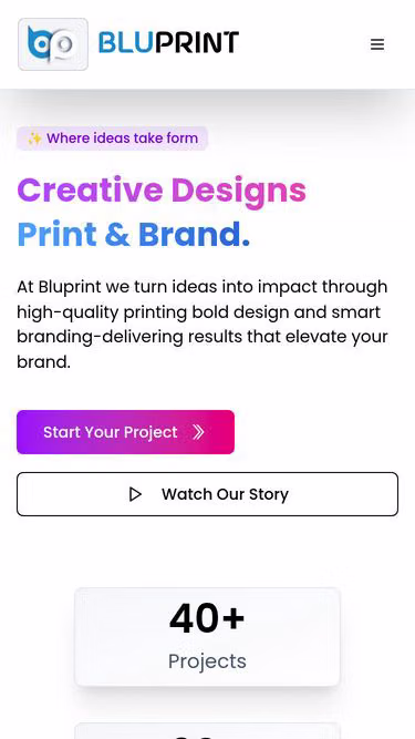 Screenshot of bluprint.shop