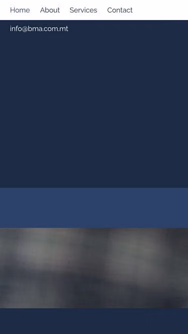 Screenshot of bma.com.mt