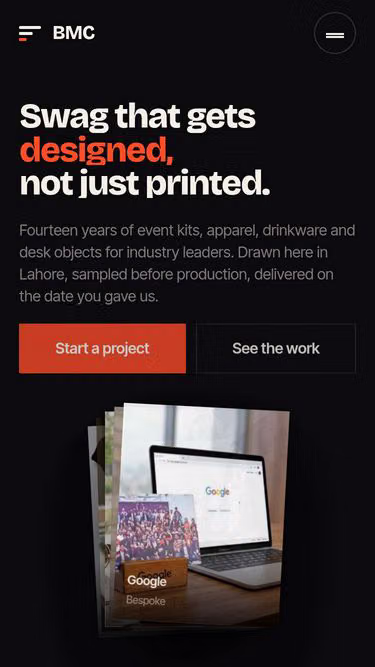 Screenshot of bmc.com.pk