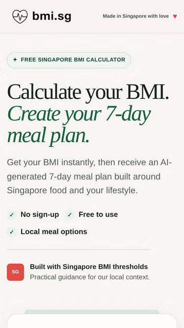 Screenshot of bmi.sg
