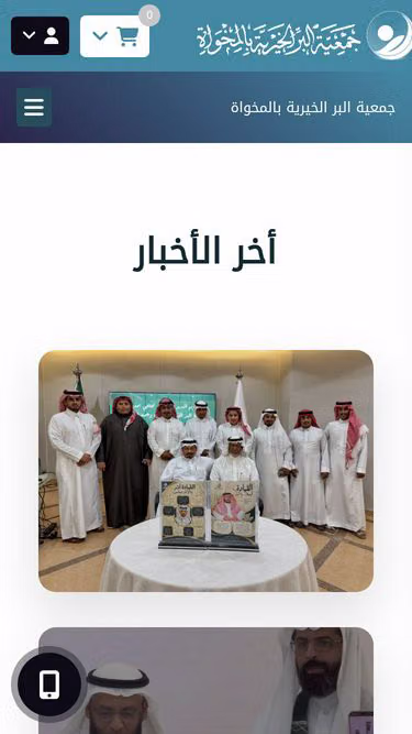Screenshot of bmk.org.sa