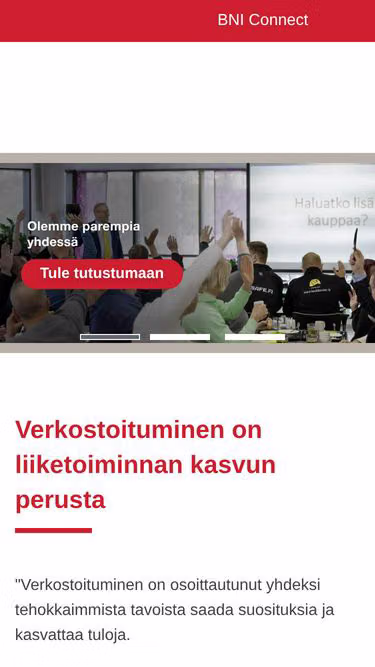 Screenshot of bni.fi
