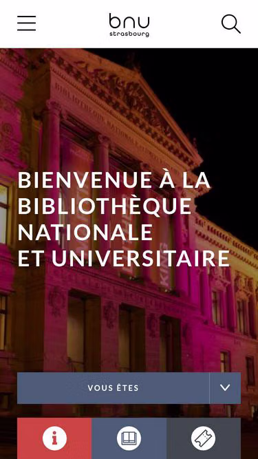 Screenshot of bnu.fr