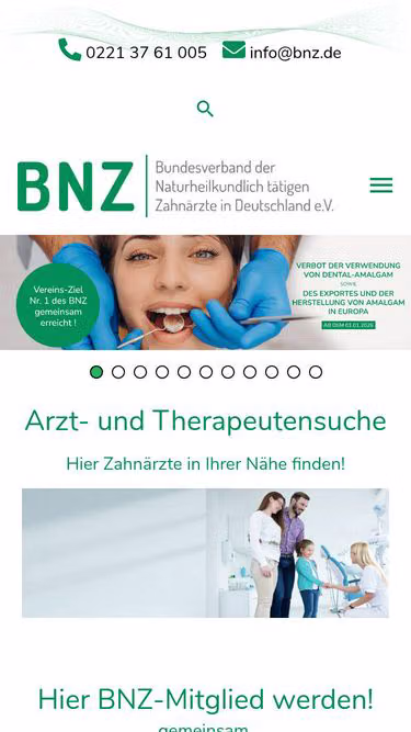 Screenshot of bnz.de