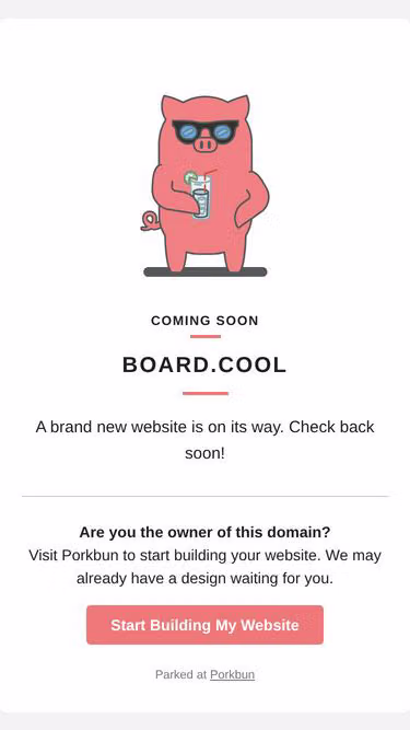 Screenshot of board.cool