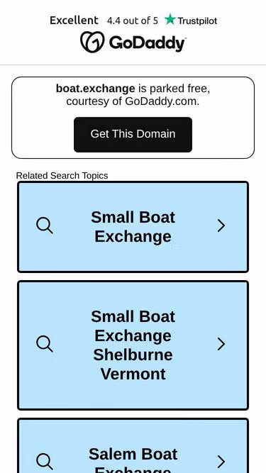 Screenshot of boat.exchange