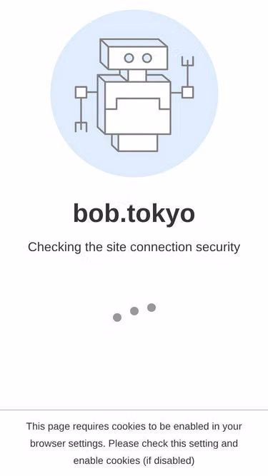 Screenshot of bob.tokyo