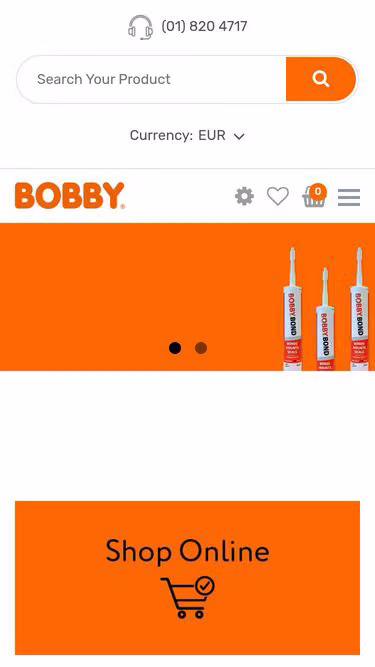 Screenshot of bobby.ie