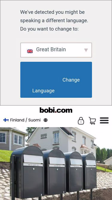 Screenshot of bobi.com