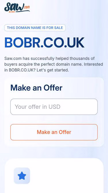 Screenshot of bobr.co.uk