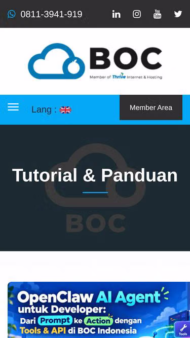 Screenshot of boc.web.id