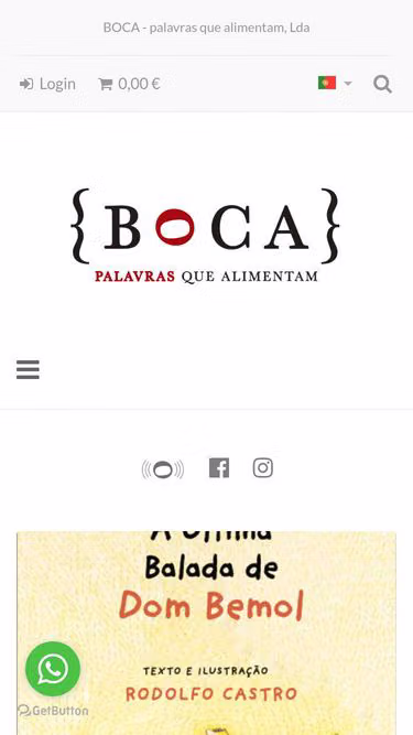 Screenshot of boca.pt
