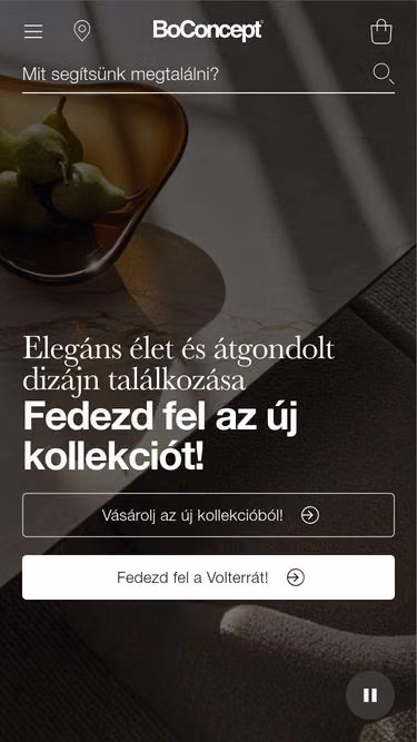 Screenshot of boconcept.hu