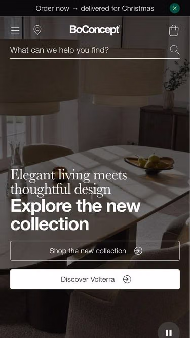 Screenshot of boconcept.ie
