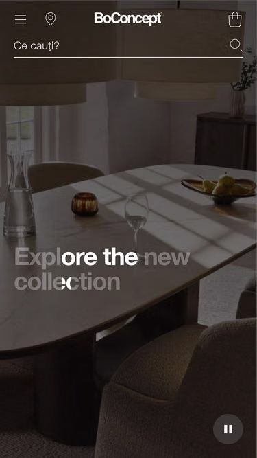 Screenshot of boconcept.ro