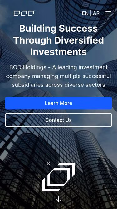 Screenshot of bod.sa