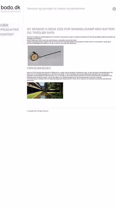 Screenshot of bodo.dk