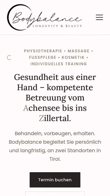 Screenshot of bodybalance.at
