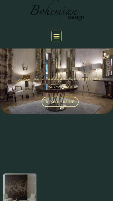 Screenshot of bohemian.ro