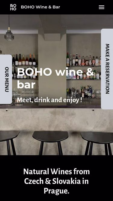 Screenshot of boho.cz
