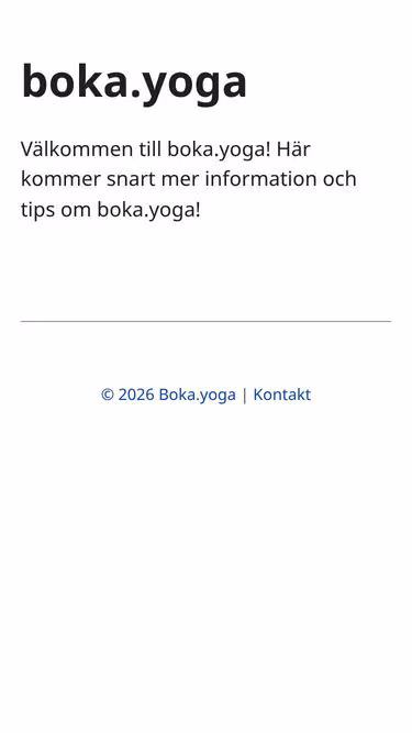 Screenshot of boka.yoga
