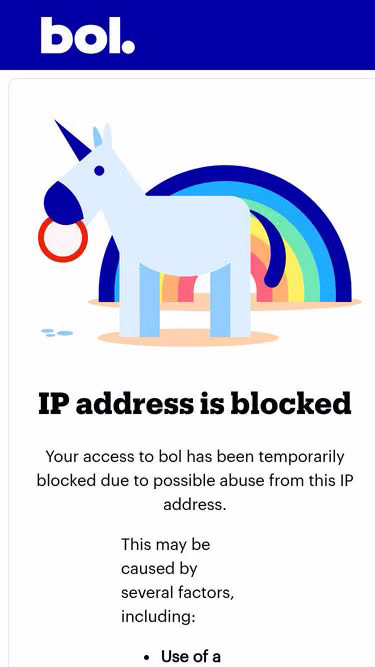 Screenshot of bol.be