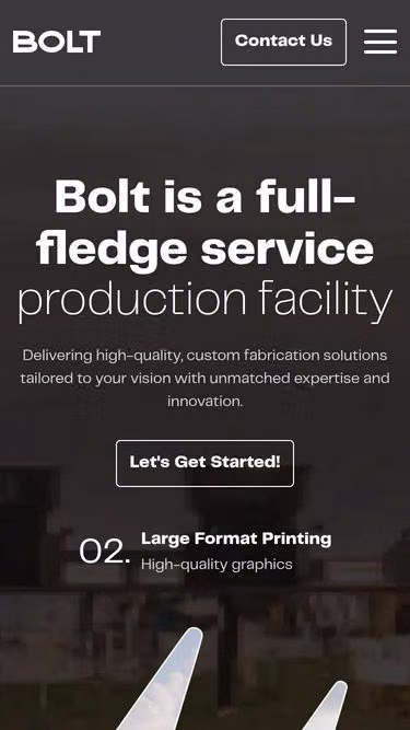 Screenshot of bolt.ae