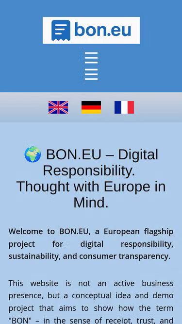 Screenshot of bon.eu