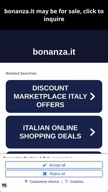 Screenshot of bonanza.it