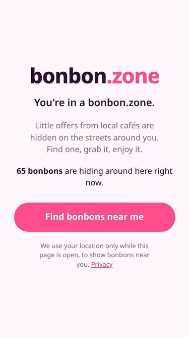 Screenshot of bonbon.zone