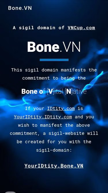 Screenshot of bone.vn