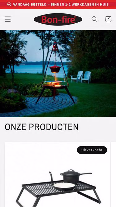 Screenshot of bonfire.be